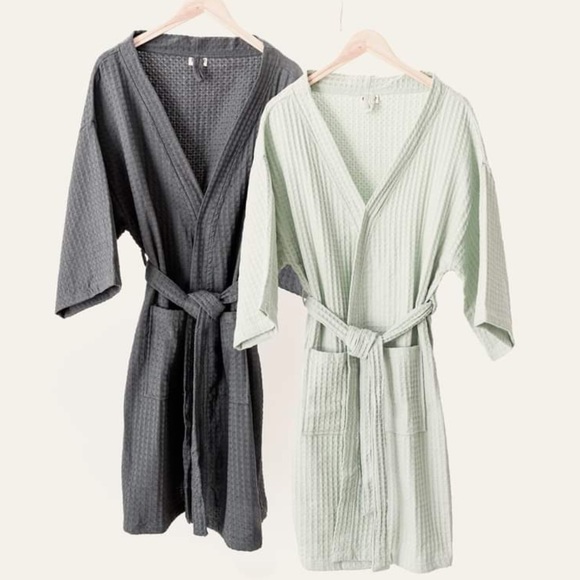 Bathen Other - Bathen Waffle Bath Robe - Charcoal